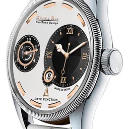 DOUBLERUN Unisex Dial & Bracelet Style Straps Analogue Chronograph Watch H05N16047 image 4