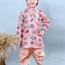 BT DEZINES Boys Animal Printed Kurta with Dhoti Pant-picture-40