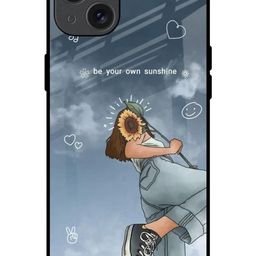 QRIOH Floral Printed iPhone 15 Plus Back Case Mobile Accessories-image-89