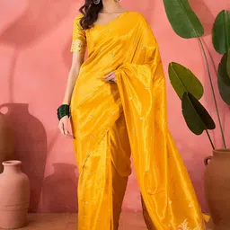 DIVASTRI Ethnic Motifs Woven Design Zari Saree-picture-41