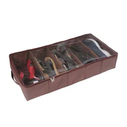 prettykrafts Brown Shoes Organiser-58
