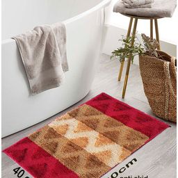 IVAZA Red Microfibre 1400 GSM Bath Rugs-picture-14
