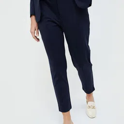 CODE by Lifestyle Women Cotton Mid-Rise Trousers-image-35