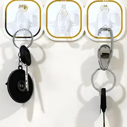 DeoDap Set of 6 Self Adhesive Wall Hooks-image-1