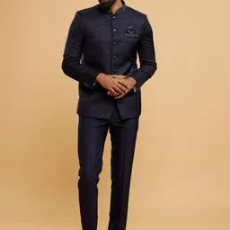 Twamev Single-Breasted Two-Piece Jodhpuri Suit-picture-41