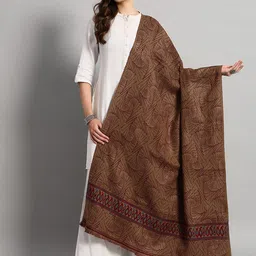 HANDICRAFT PALACE Abstract Woven Design Shawl-picture-2
