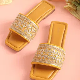 Anouk Women Printed Open Toe Flats-38