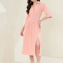 Chemistry Shirt Midi Dress-image-13