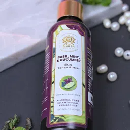 Kaaya Natural Basil, Cucumber & Mint Toner & Mist - 100 ml-19