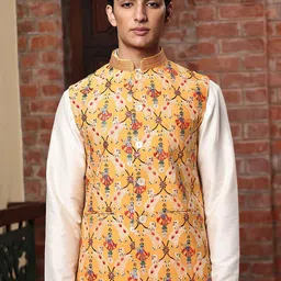 PATR Radhey Embroidered Nehru Jackets image 2