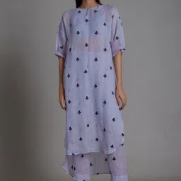 MATI Women Polka Dot Printed Comfort High-Rise Trousers-image-38