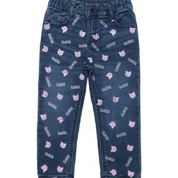 GUESS kids Girls Mid-Rise Low Distress Jeans-image-29