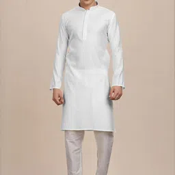 Anouk Men Solid Daily Cotton Straight Kurta-picture-39