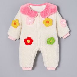 Hopscotch Girls Polyester Floral Printed Bodysuit-picture-34