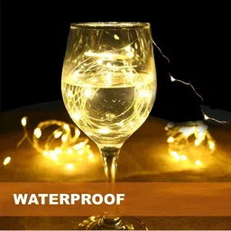 ENORMITY Yellow Rice Shape USB Fairy String Light image 4