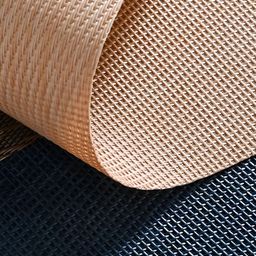 YELONA Brown 4 Pieces Textured Rectangular Table Placemats image 2