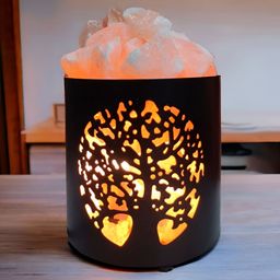 GLOBAL AROMA Pink Metal Contemporary Cylindrical Shaped Table Lamp-18