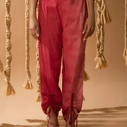 Banana Labs Women High-Rise Trousers-image-14