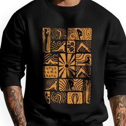 AUSK Men Fleece Full Sleeve Round Neck Printed Sweatshirt-picture-41