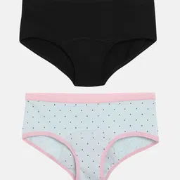 mackly Girls Pack Of 2 Printed Leak Proof Period Panty-52