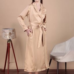 Bella Babe by SK Long Satin Robe-image-94