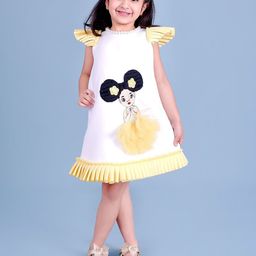 TOPLOVE Girl A-Line Self Design Cap Sleeves Dress-image-64