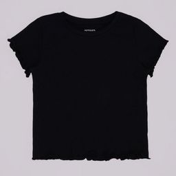 Pantaloons Junior Girls Solid Round Neck T-shirt-picture-37