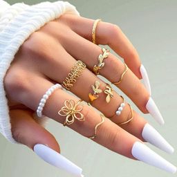 Tipsy closet Stainless Steel Gold-Plated Stainless Steel Ring-66