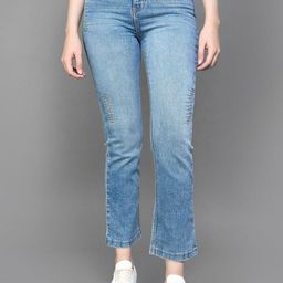 Xpose Women Comfort Straight Fit High-Rise Stretchable Jeans-image-83