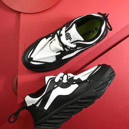 K Footlance Men Colourblocked Lace-Ups Sneakers-image-42