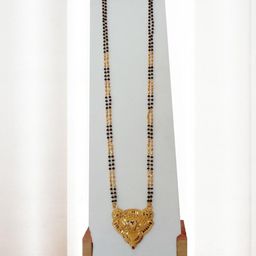 Ramdev Art Fashion Jwellery Brass Gold Plated Mangalsutra-image-66