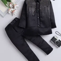 FOURFOLDS Boys Embroidered 2-Piec Suits-48