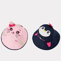 Little Surprise Box LLP Kids Side Reversible Sun Hat With UPF50+-49
