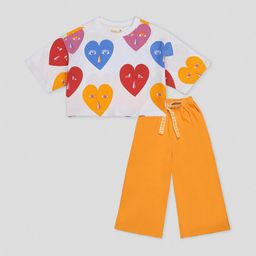 SPUNKIES Girls Printed T-shirt with Palazzos-image-85