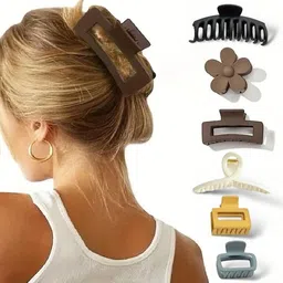 Blubby Set Of 6 Claw Clips-3