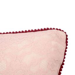 Ratan Cart Pink Set of 2 Square Cushion Covers image 5