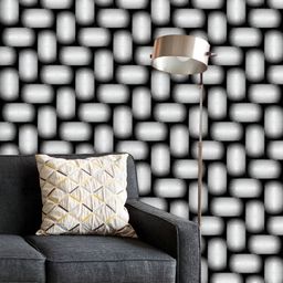 ArtzFolio Printed UV-Resistant Anti-Bacterial Monochrome Geometric Peel & Stick Wallpaper-image-33