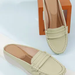 AVIVASTYLE Women Round Toe Mules-picture-22