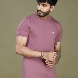 INKMAN Men Bio Finish Solid Round Neck Cotton T-shirt-image-48