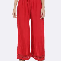 Clora Creation Women Embroidered Ethnic Palazzos-image-38