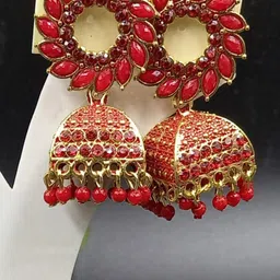 TISHUL JEWELS Classic Jhumkas Earrings-picture-34