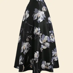 StyleCast Printed Flared Maxi Skirt-picture-14