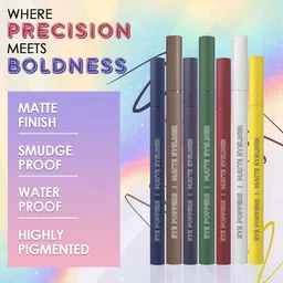 Glam21 Eye Poppers Matte Eyeliner- Mint To Be 01 image 3