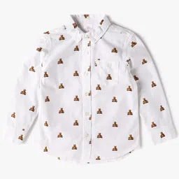 GAP Unisex Relaxed Fit Conversational Printed Button-Down Collar Cotton Casual Shirt-image-64