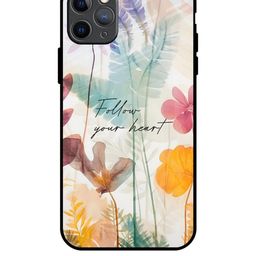 QRIOH Floral Printed iPhone 11 Pro Max Back Case Mobile Accessories-image-87