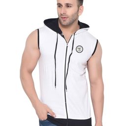 Blisstone Men Hooded Cotton Sporty Jacket-image-39