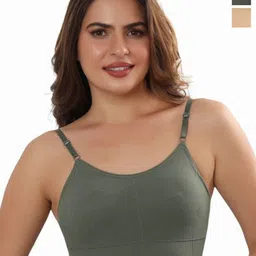 Moda Rapido Pack Of 2 Women Full Coverage Lightly Padded Bralette Bra-picture-30