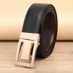 Killer Men Textured Reversible Formal Belt-image-88