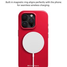 DailyObjects Solid Enamel Bumper MagSafe iPhone 15 Pro Max Back Case image 2