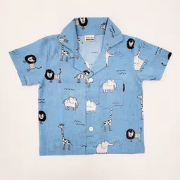 Freesia Array Unisex Kids Printed Night suit image 3